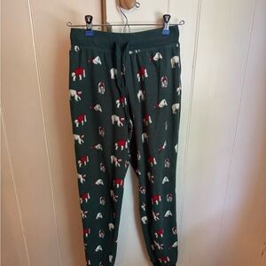Green Polar Bear Aeropostale Pajama Pants